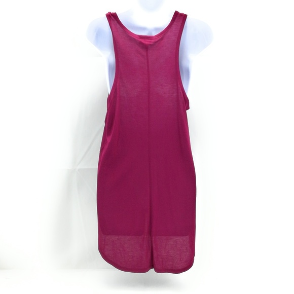 Popular Sports Women's Wine "Weekend Mood" Tank Top Size M - Picture 2 of 3